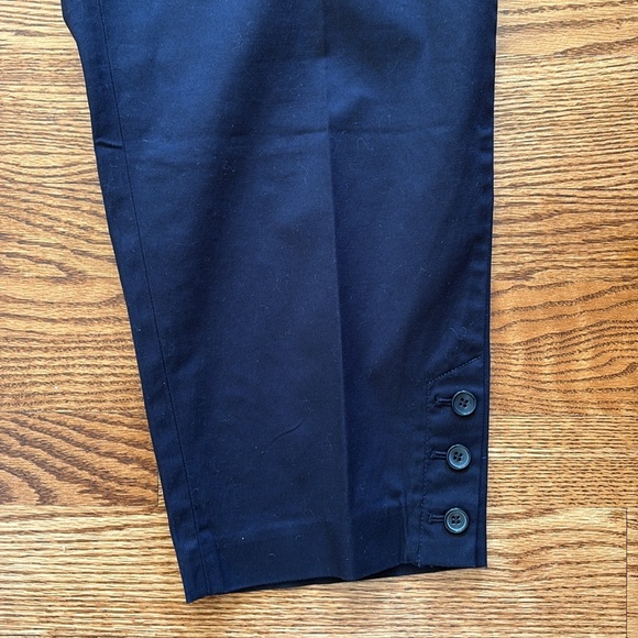 Talbots Perfect Crop Pants in Indigo Blue Size 18W - Picture 4 of 12